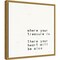 Words of Encouragement V by Emily Adams 16-in. W x 16-in. H. Canvas Wall Art Print Framed in Gold